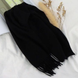 100% Wool Black Scarf