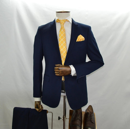 Navy Blue 2pcs Suit - GMS